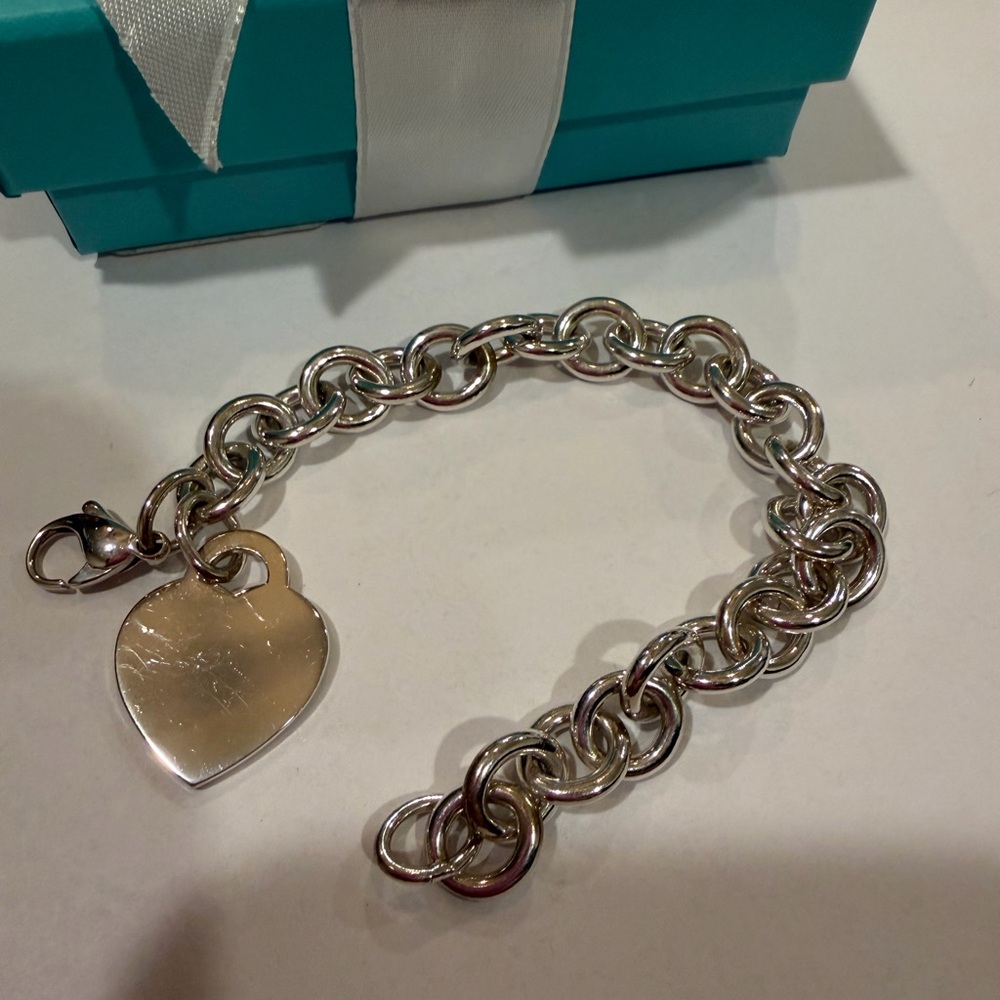 Tiffany & Co. Silver Heart Bracelet